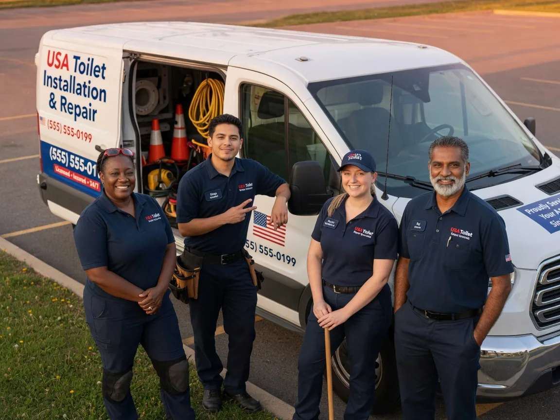 Toilet Installation company in Fredericksburg, OH